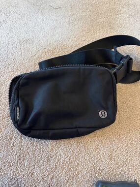 lululemon athletica | Bags | Lululemon Athletica Black Velvet Belt Bag |  Poshmark